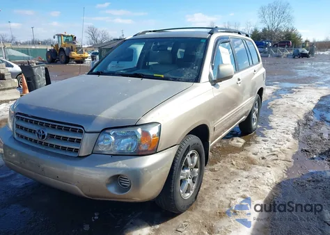 2004 Toyota Highlander V6 z USA, uszkodzony, nr VIN JTEDP21A640043033